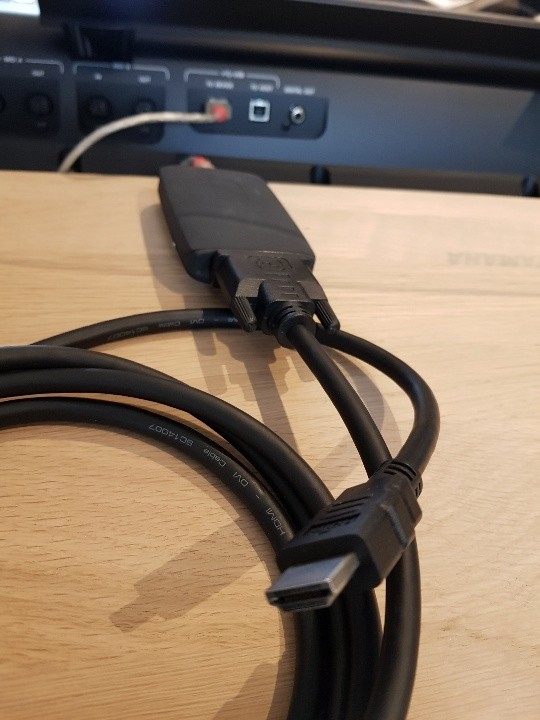 USB Display Adapter HDMI voor Yamaha Genos 
