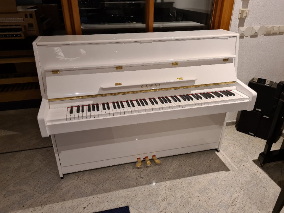 Kawai K-15 ATX3-L PWH AnyTime piano wit hoogglans