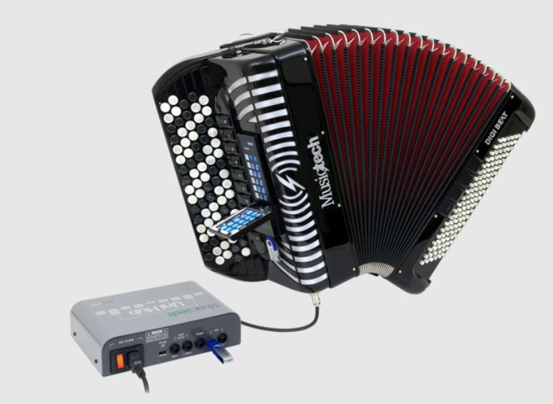 Musictech Dual Link Digi Beat digitale accordeon chromatic