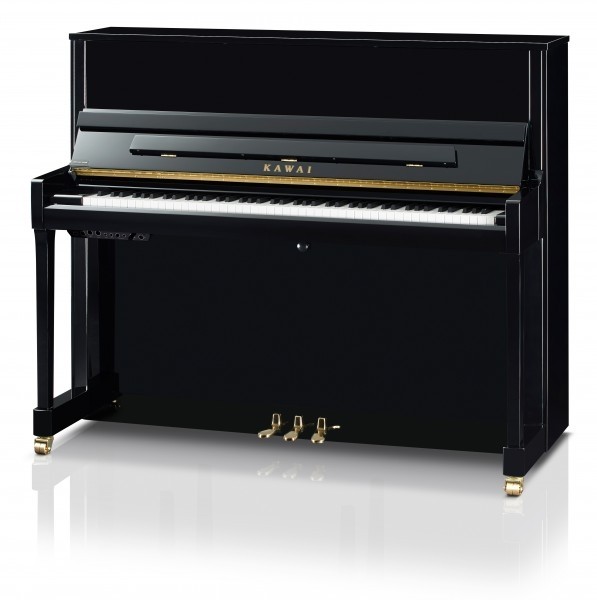 Kawai K-300 ATX3 PE Anytime piano zwart hoogglans messing