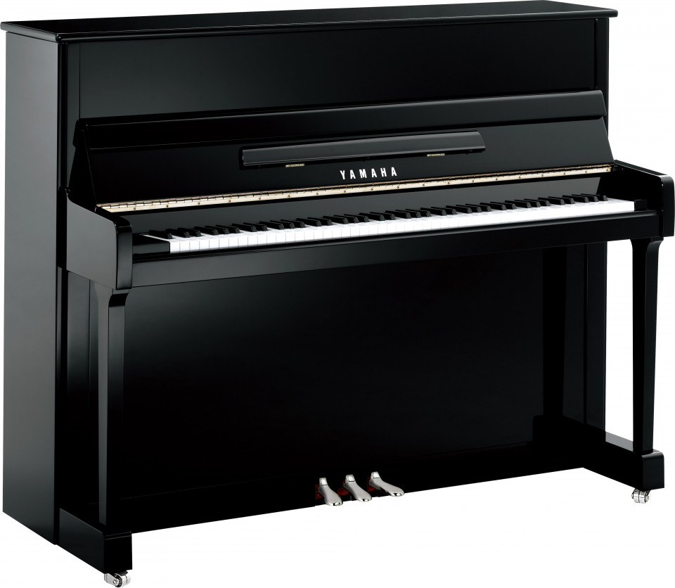 Yamaha P116 PEC piano zwart hoogglans chrome