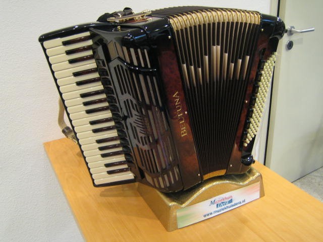 Beltuna Leader V 96 GOLD Wortelnoten Amplisound© accordeon 
