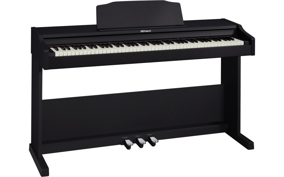 Roland RP102 black satin occasion digitale piano slechts 3 maanden oud