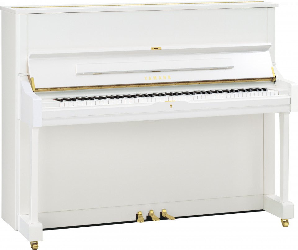 Yamaha U1 SH2 PWH silent piano