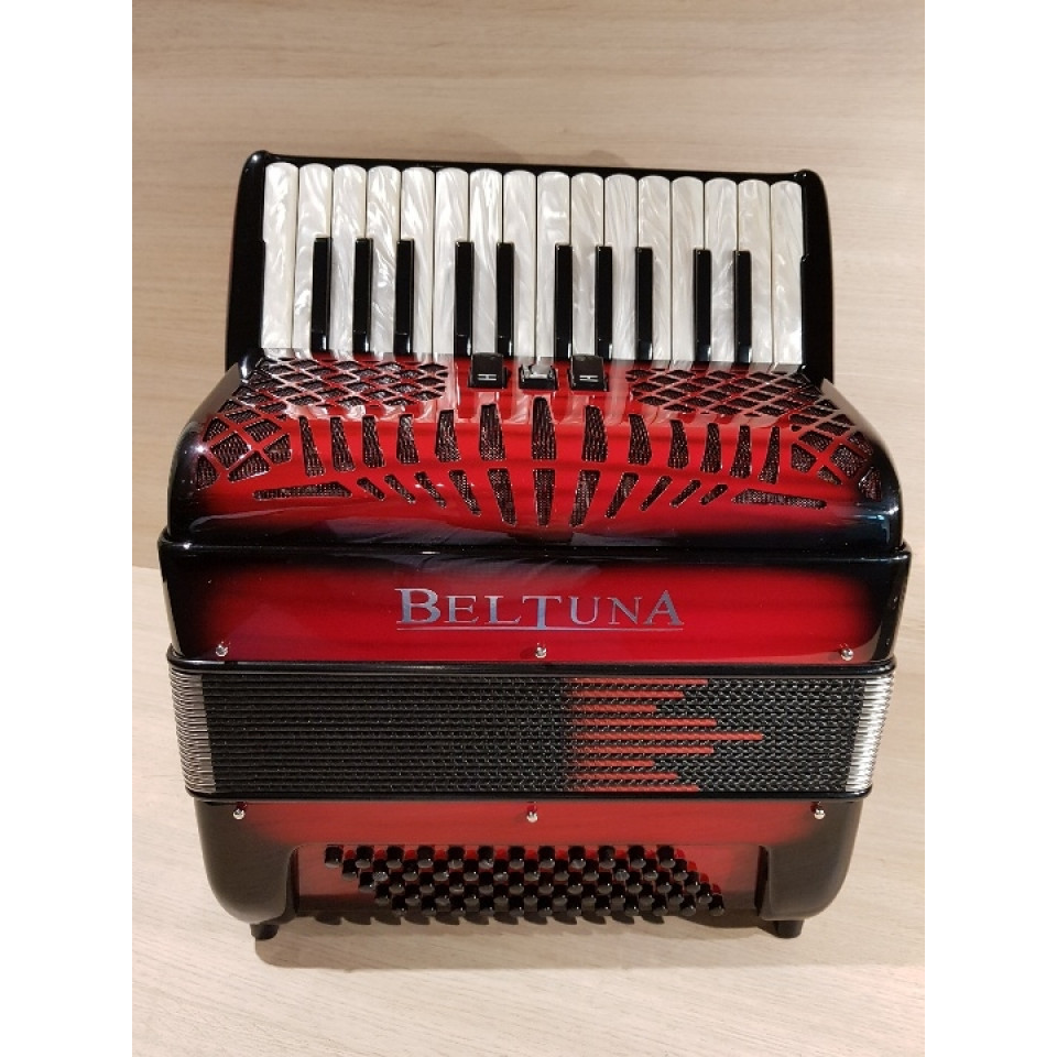 Beltuna Studio II M 26/60 shadow colour red accordeon demo/showroom