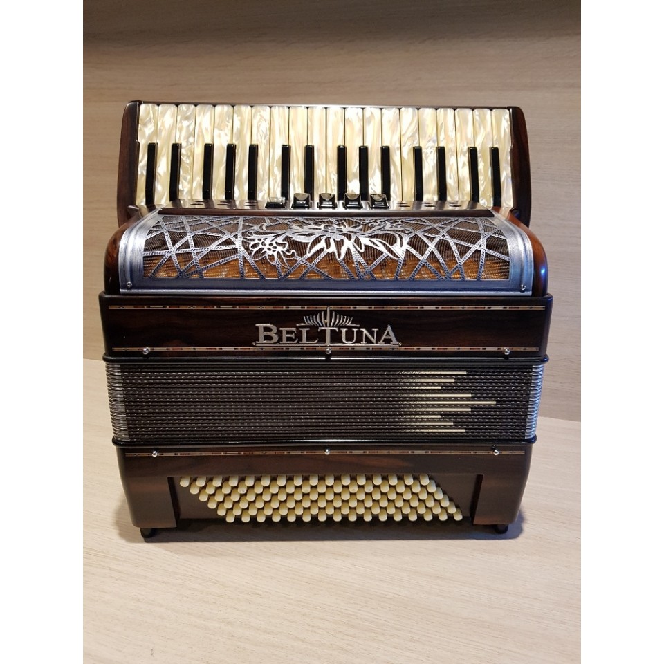 Beltuna Alpstar III 34/96 M HELICON accordeon 8,3 kg ebbenhout