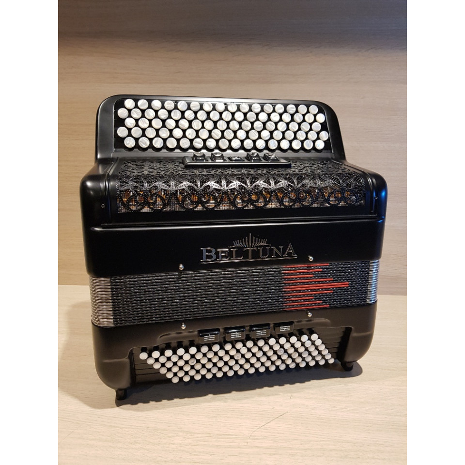 Beltuna Studio 300M Luxe Pro C-Griff accordeon Francese Black Matt Demo