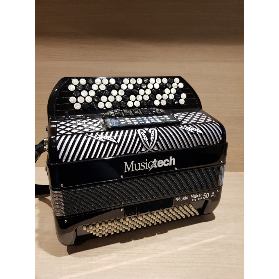 Musictech Music Maker Digital 50A digitale accordeon chromatisch demo