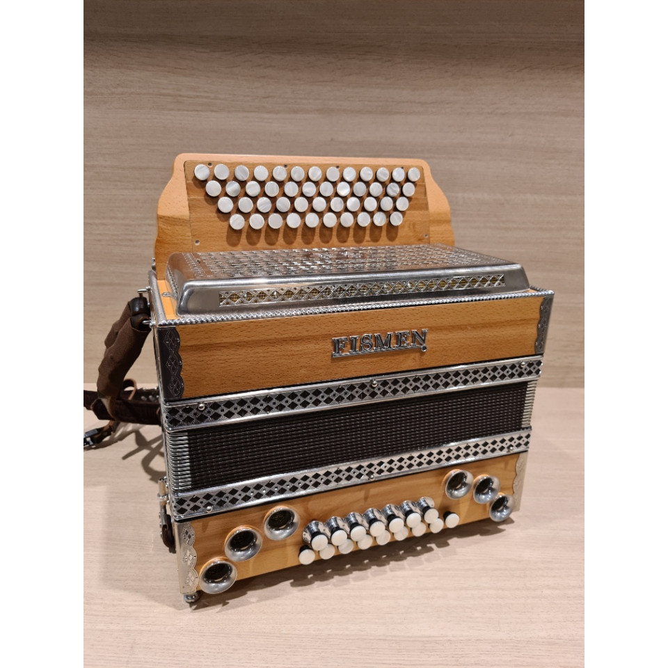 Fismen Compact G-C-F-Bes steirische harmonica occasion (Perle)