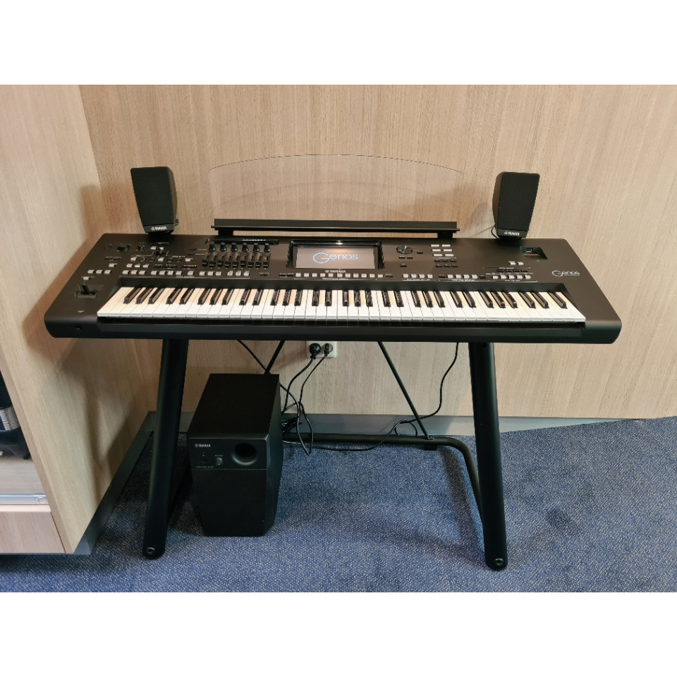Yamaha Genos XL Keyboard + Speakerset GNS-MS01 demo