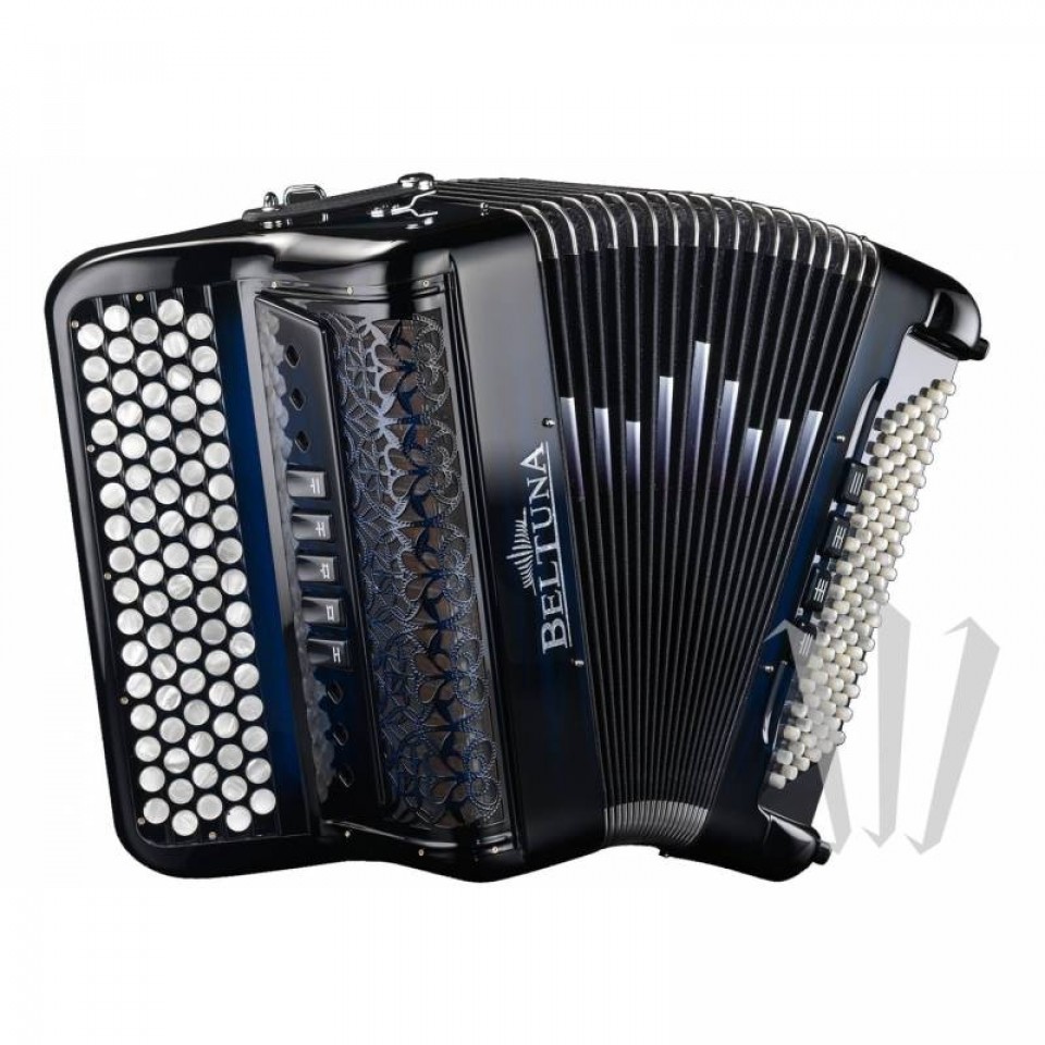 Beltuna Studio 300M Luxe B-Griff accordeon Francese Black Matt