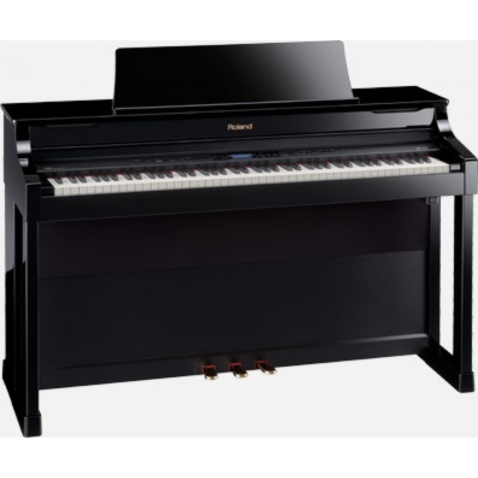 Roland HP-307 PE occasion zwart hoogglans digital piano