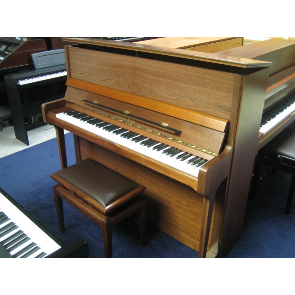 Seiler Mod. 122 Konsole piano noten gesatineerd (1990) Ed. Seiler